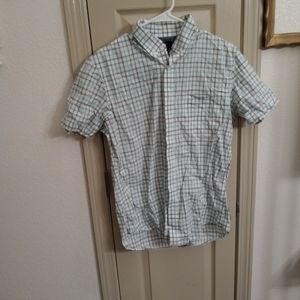 Banana republic plaid button down M